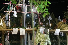 銀鏡神楽-シメ前での祭礼02-