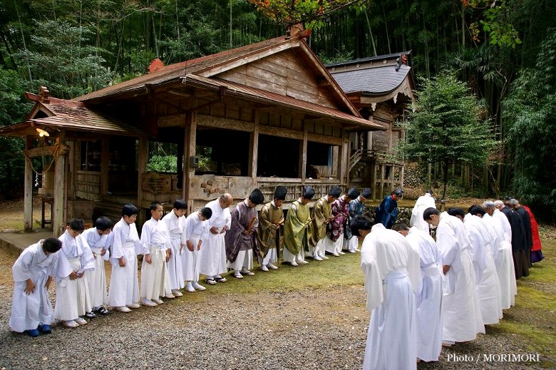 銀鏡神社での本殿祭