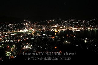 稲佐山山頂展望台　長崎の夜景　０４