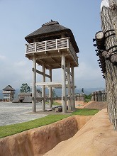 佐賀県　吉野ヶ里　物見櫓と壕