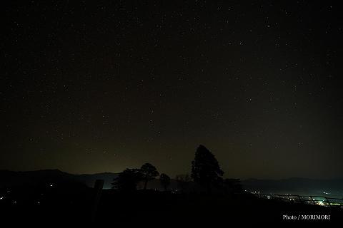 高千穂 国見ケ丘から見る満天の星景色