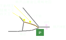 �L�ˎR�̖��R���@�n�}