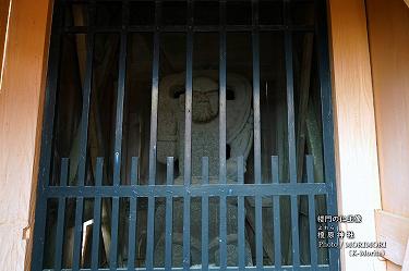 榎原神社 楼門の仁王像（吽形）