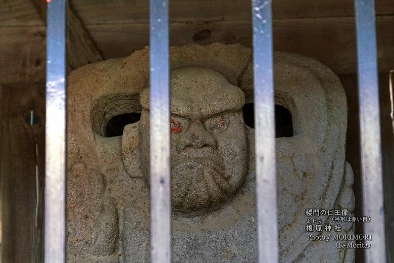 榎原神社 楼門の仁王像（吽形）