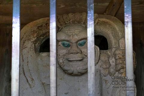 榎原神社 楼門の仁王像（阿形）