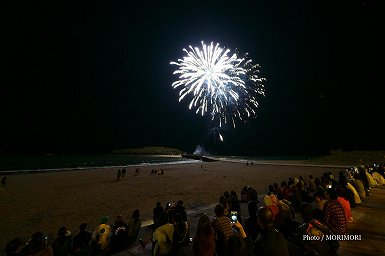 2018年撮影青島の打ち上げ花火