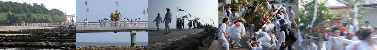 青島神社夏祭り「海を渡る祭礼」