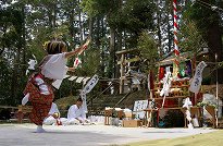 日南市下方九社神社神楽 02