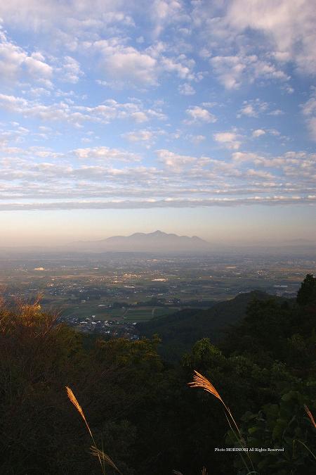 金御岳から見た霧島連山 高千穂峰