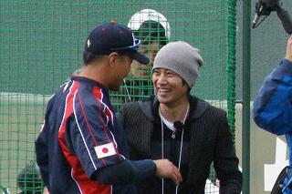 2009 WBC 宮崎キャンプ(合宿)にて 中居くん