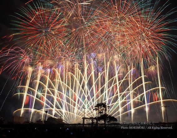 水平線の花火と音楽6にて 水平線の花火と音楽6にて