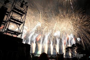 水平線の花火と音楽4 花火の写真 03 水平線の花火と音楽4 花火の写真 03