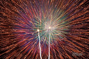 水平線の花火と音楽4 花火の写真 06 水平線の花火と音楽4 花火の写真 06