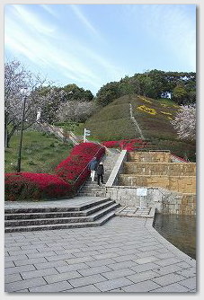 久峰公園　展望台への登り階段　