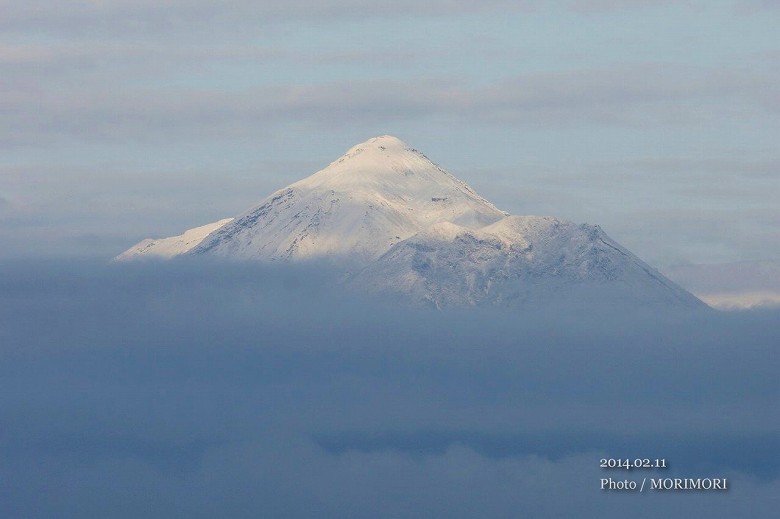 ■ 平成26年2月11日撮影　冠雪した高千穂峰
