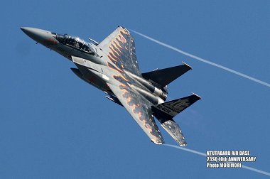 第23飛行隊 飛行隊創設10周年記念塗装機　機動飛行　（新田原基地）06