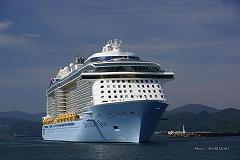 Quantum of the Seas (N@^EIuEUEV[Y) Aburatsu Port Japan