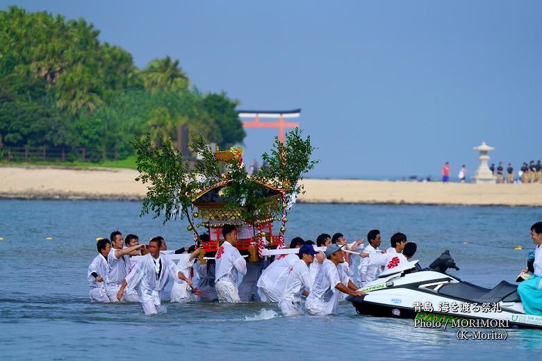 青島 海を渡る祭礼 令和元年（2019年）青島海岸にて