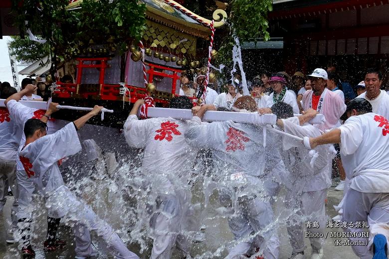 青島 海を渡る祭礼 令和５年(2023年) 青島神社境内