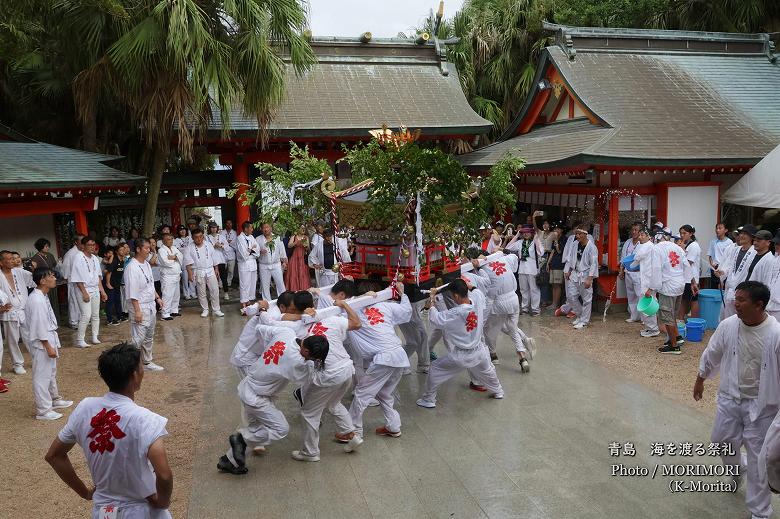 青島 海を渡る祭礼 令和５年(2023年) 青島神社境内 青島神社境内