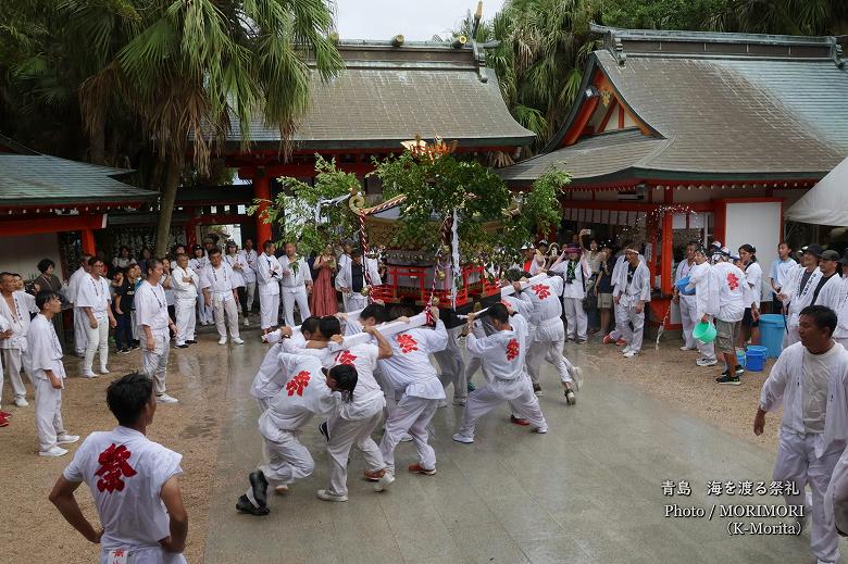 青島 海を渡る祭礼 令和５年(2023年) 青島神社境内 青島神社境内