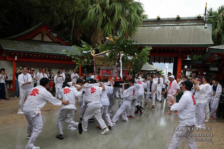 青島 海を渡る祭礼 令和５年(2023年) 青島神社境内