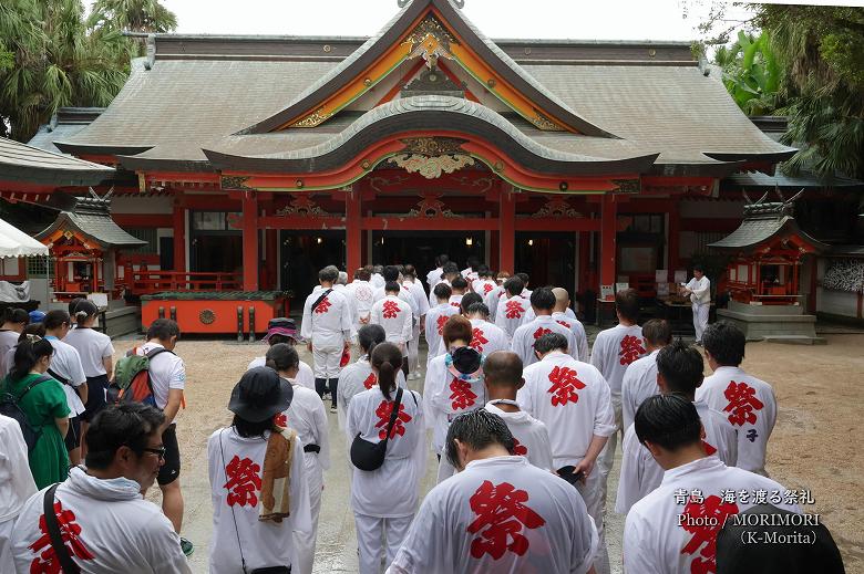 青島 海を渡る祭礼 令和５年(2023年) 御還幸祭