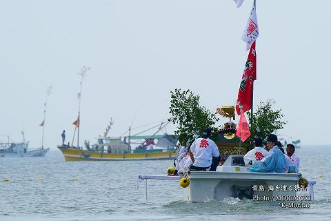 青島 海を渡る祭礼 令和元年（2019年）青島海岸にて