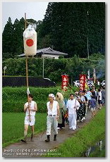 神幸行列　御田祭（宮崎県美郷町）