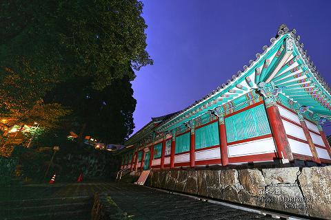 百済の館 ライトアップ