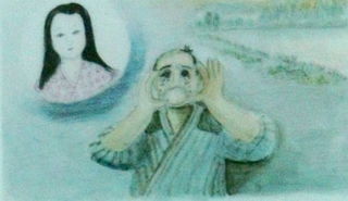 挿絵：湖水ヶ池 案内板より