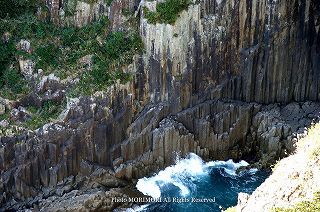 柱状節理の海岸線