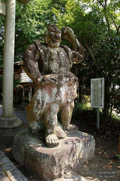 水流 菅原神社 仁王像