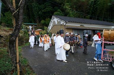 御神幸行列 浅ヶ部神楽(高千穂の夜神楽)