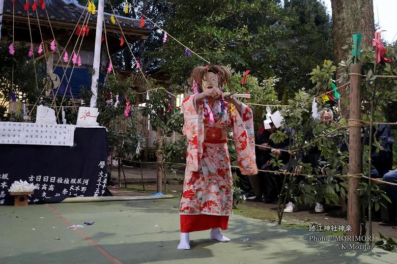 氏舞(うじまい)(跡江春神楽)にて