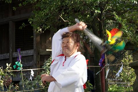 一人剣(跡江春神楽)にて