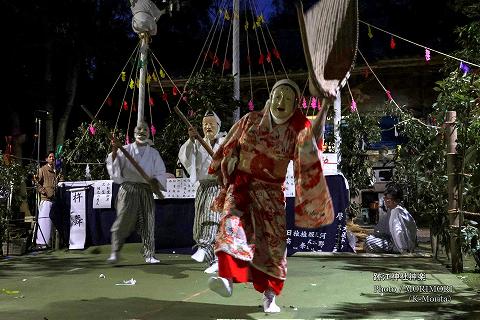 杵舞(きねまい)(跡江春神楽)にて