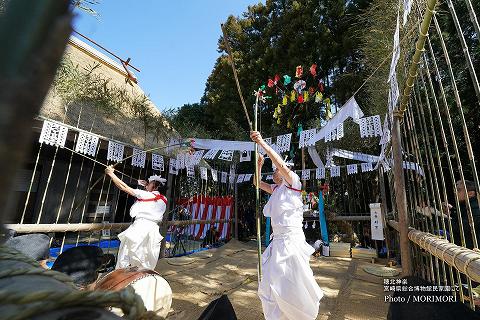 穂北神楽　将軍（宮崎県総合博物館にて）