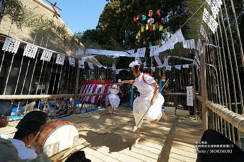 穂北神楽　将軍（宮崎県総合博物館にて）