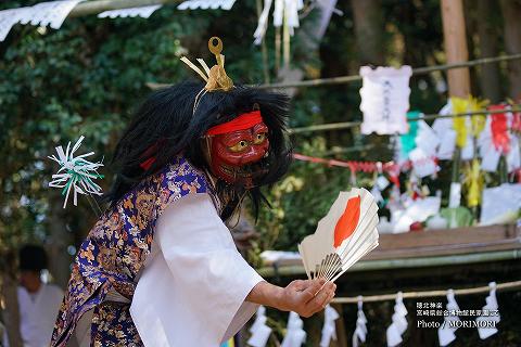 穂北神楽　綱荒神（宮崎県総合博物館にて）