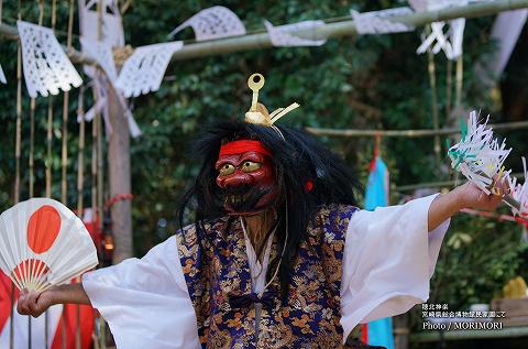 穂北神楽　綱荒神（宮崎県総合博物館にて）