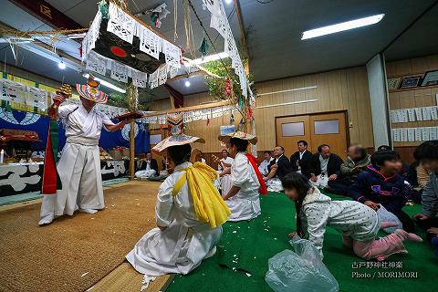 古戸野神社神楽　五穀成就