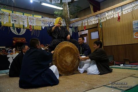 古戸野神社神楽　ハツバチ