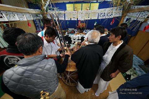 古戸野神社神楽　地固