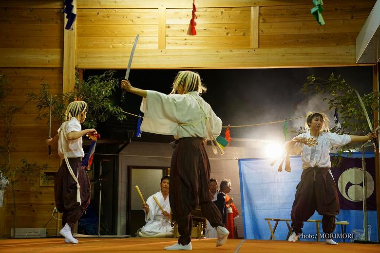 三人剣 生目神社神楽