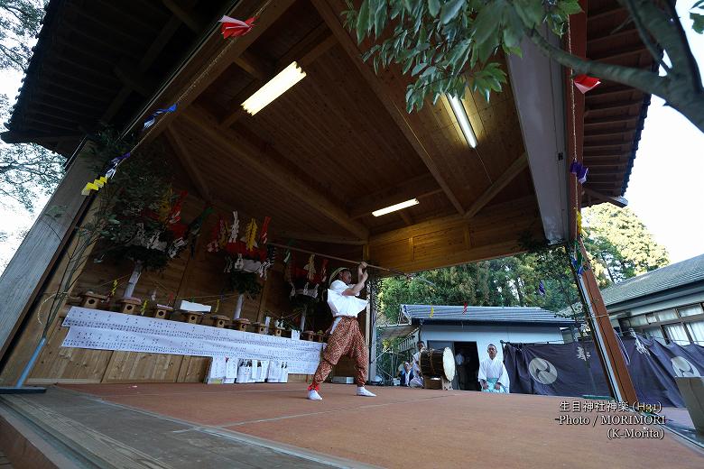 平成31年 生目神社神楽　薙刀舞