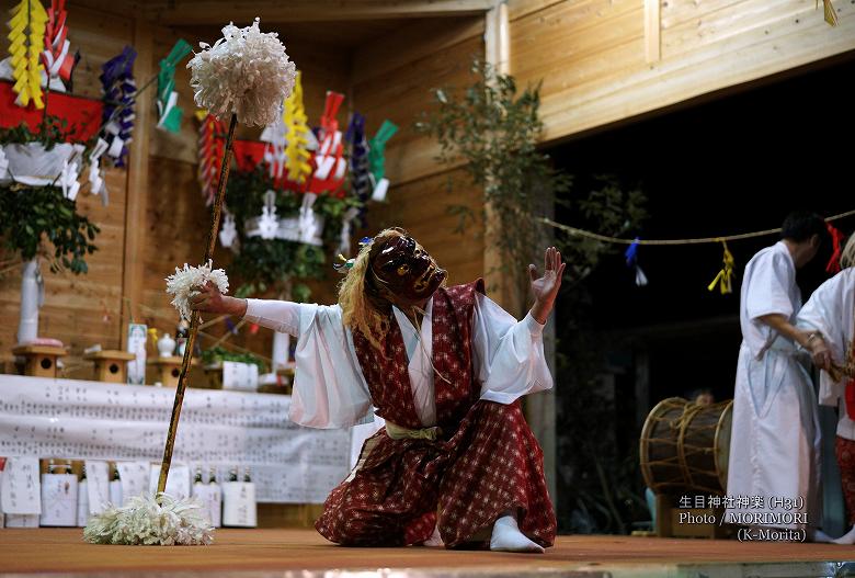 平成31年 生目神社神楽　闢開（びゃっかい）