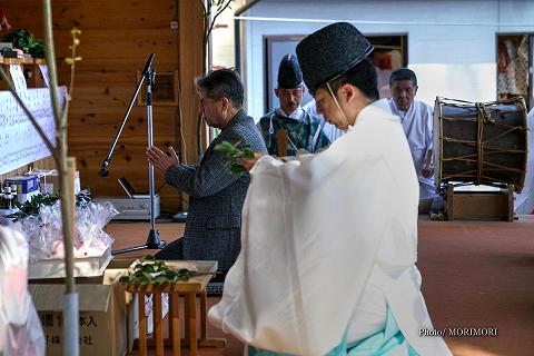 生目神社神楽　神事　玉串奉納