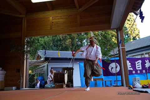 二刀舞 生目神社神楽