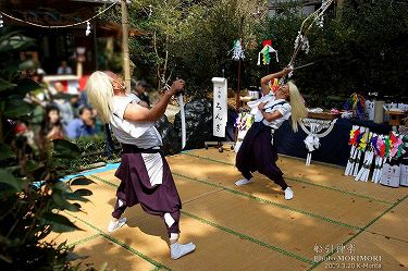 船引神楽　ろんぎ　船引神社にて　